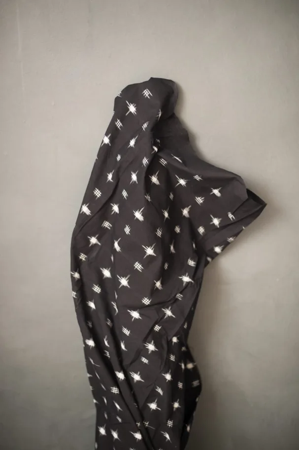 Indian Ikat - Cosmos Black
