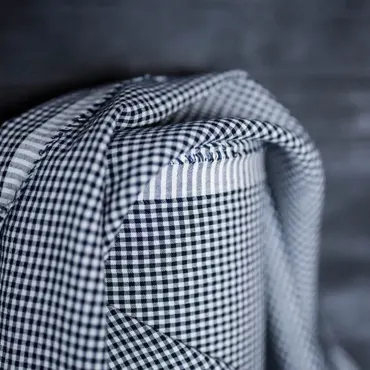 Lyocell - Gingham Navy