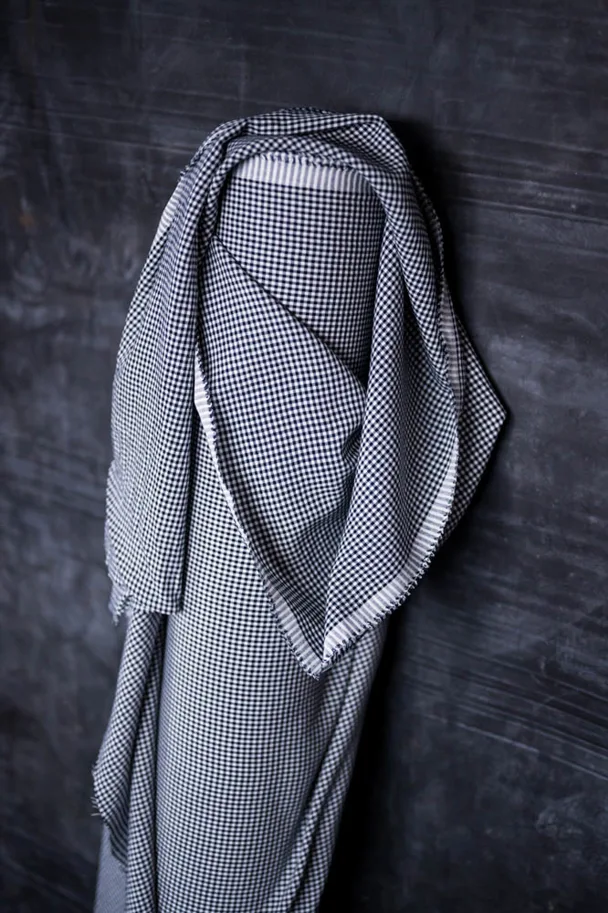 Lyocell - Gingham Navy