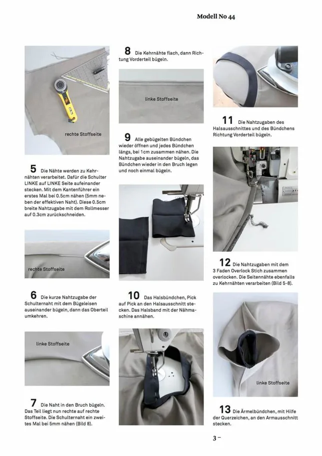 No44 Pulli mit Fledermausärmel - Trendschnitt Schnittmuster