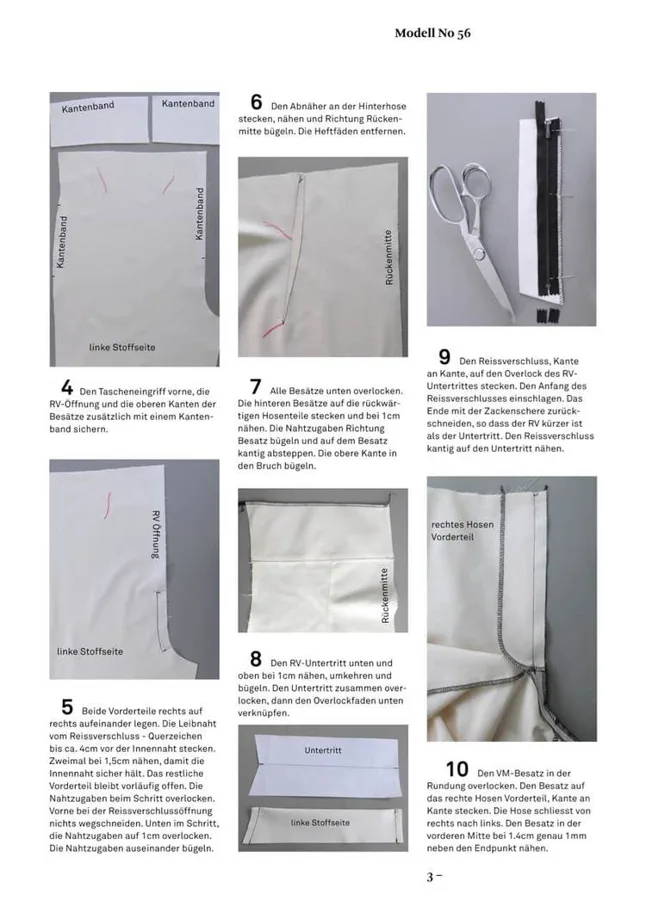 No56 Culotte High Waist - Trendschnitt Schnittmuster