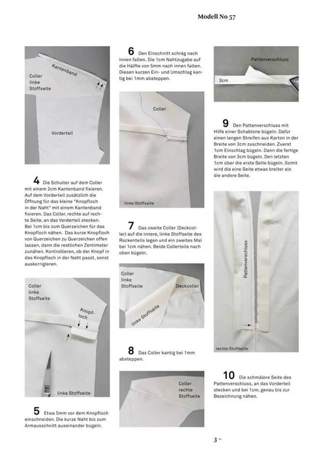 No57 Jumpsuit mit Knopfpatte - Trendschnitt Schnittmuster