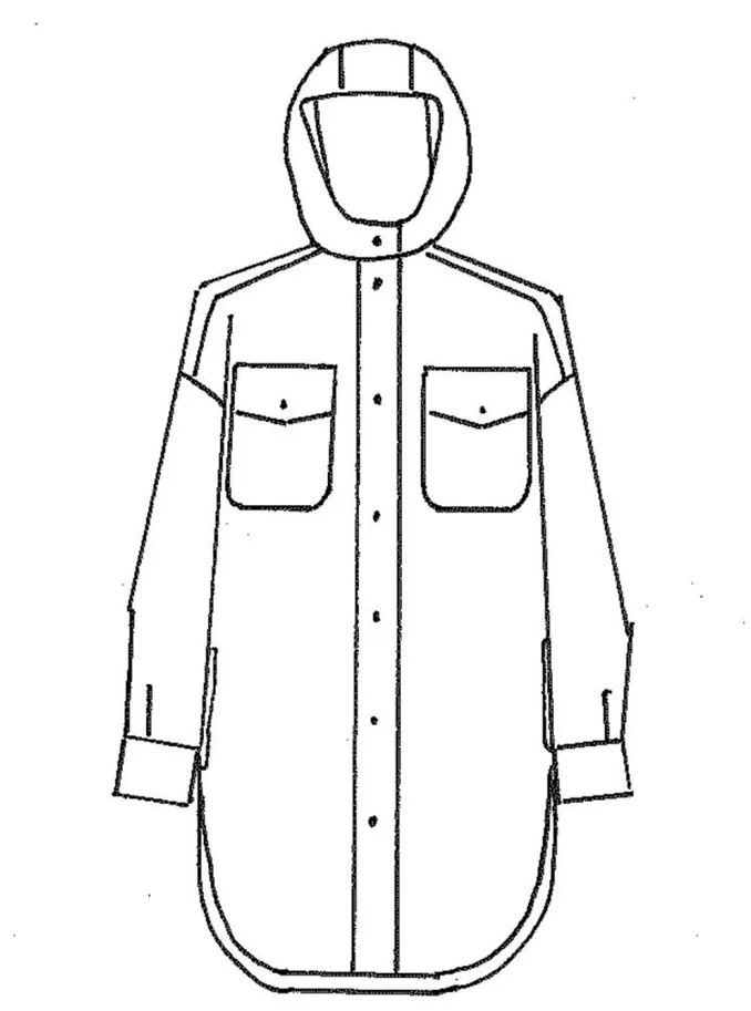 No59 Mantelhemd mit Kapuze - Trendschnitt Sewing Pattern (German)