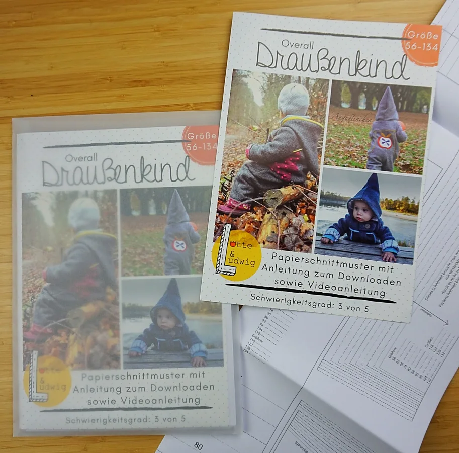 Draussenkind Overall - Lotte & Ludwig Sewing Pattern (German)