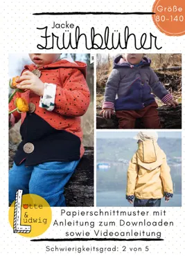 Frühblüher Jacke Kinder - Lotte & Ludwig Sewing Pattern (German)