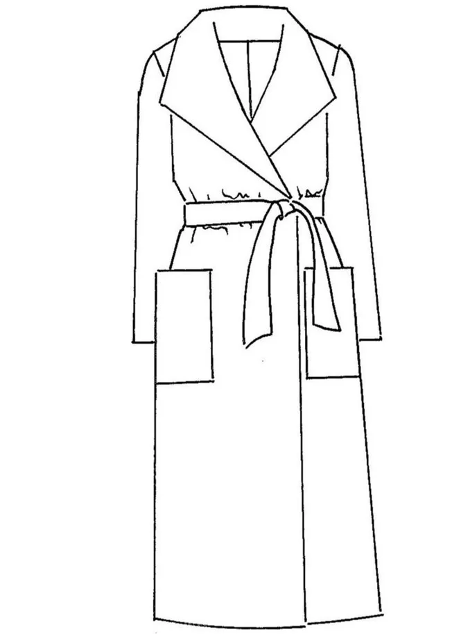 No17 Hüllenmantel - Trendschnitt Schnittmuster