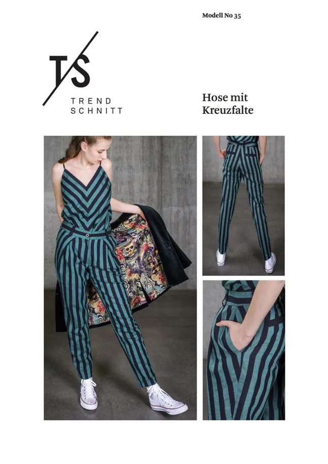 No35 Hose mit Kreuzfalte - Trendschnitt Sewing Pattern (German)