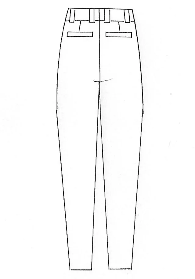 No35 Hose mit Kreuzfalte - Trendschnitt Sewing Pattern (German)