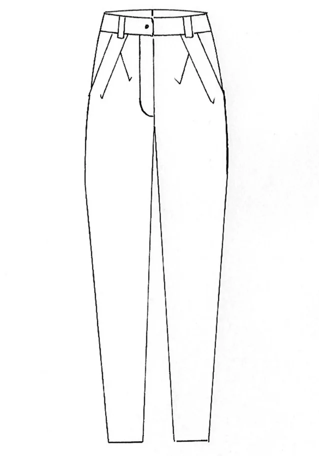 No35 Hose mit Kreuzfalte - Trendschnitt Sewing Pattern (German)