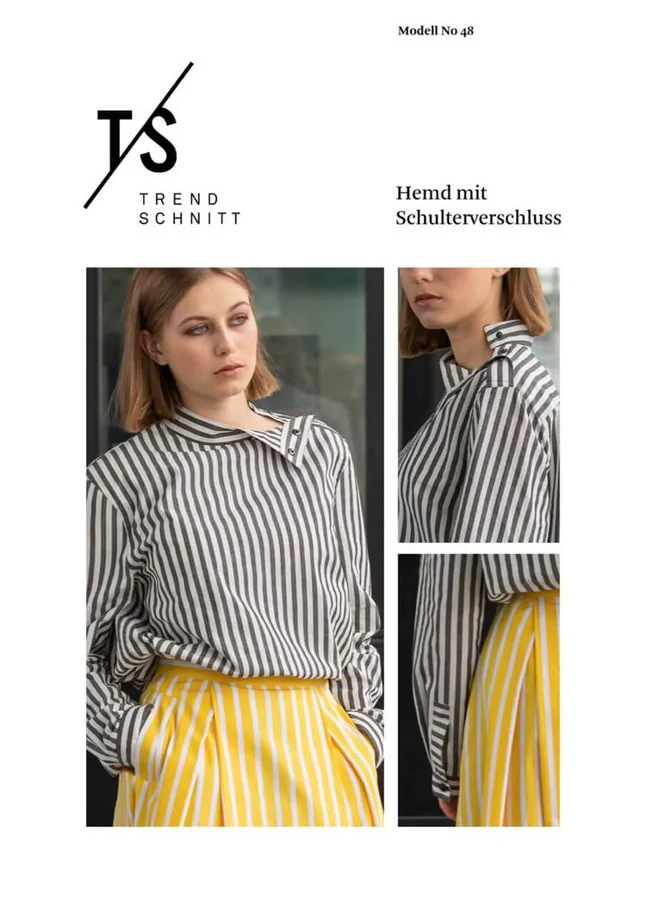 No48 Hemd mit Schulterverschluss - Trendschnitt Sewing Pattern (German)