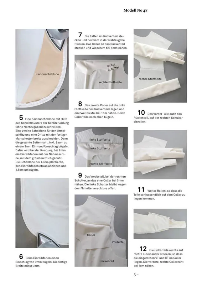 No48 Hemd mit Schulterverschluss - Trendschnitt Sewing Pattern (German)