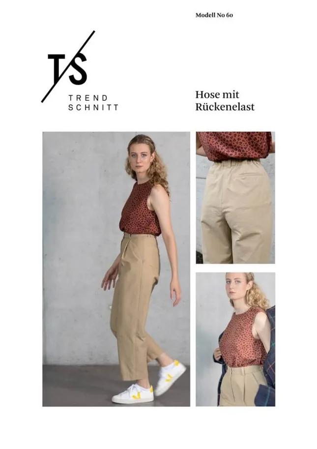 No60 Hose mit Rückenelast - Trendschnitt Schnittmuster