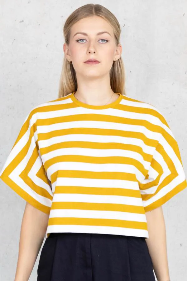 No63 T-Shirt mit Streifen - Trendschnitt Schnittmuster