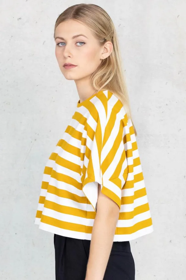 No63 T-Shirt mit Streifen - Trendschnitt Schnittmuster