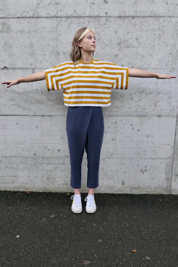 No63 T-Shirt mit Streifen - Trendschnitt Schnittmuster