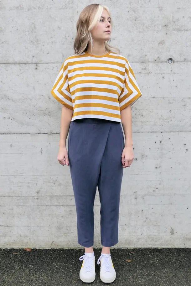 No63 T-Shirt mit Streifen - Trendschnitt Schnittmuster