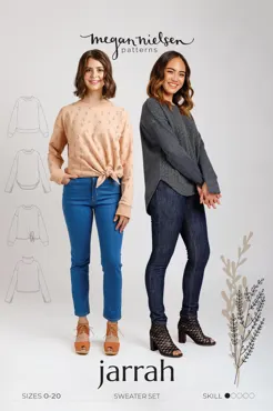 Jarrah Sweater - Megan Nielsen Sewing Pattern (English)