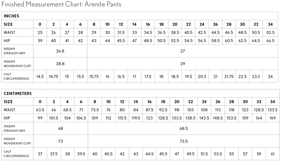 Arenite Pants - Sew Liberated Schnittmuster (Englisch)