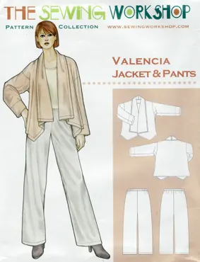 Valencia Jacket and Trouser - The Sewing Workshop Sewing Pattern (English)