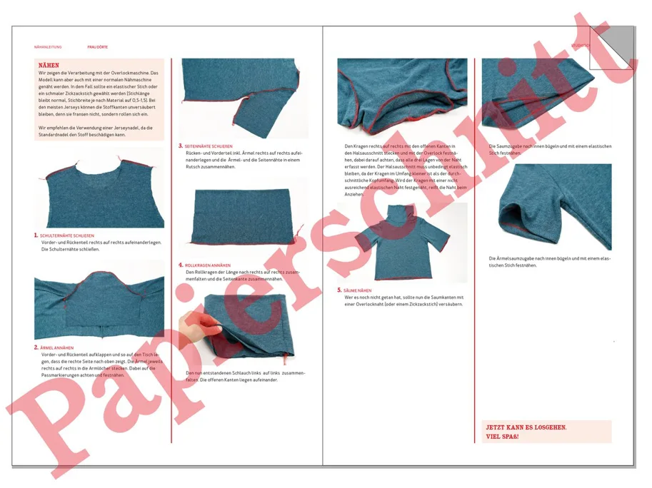 Frau Dörte Pullover - Studio Schnittreif Sewing Pattern (German)