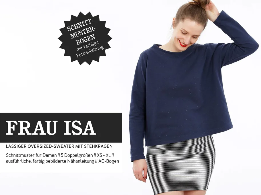 Frau Isa Sweater - Studio Schnittreif Sewing Pattern (German)
