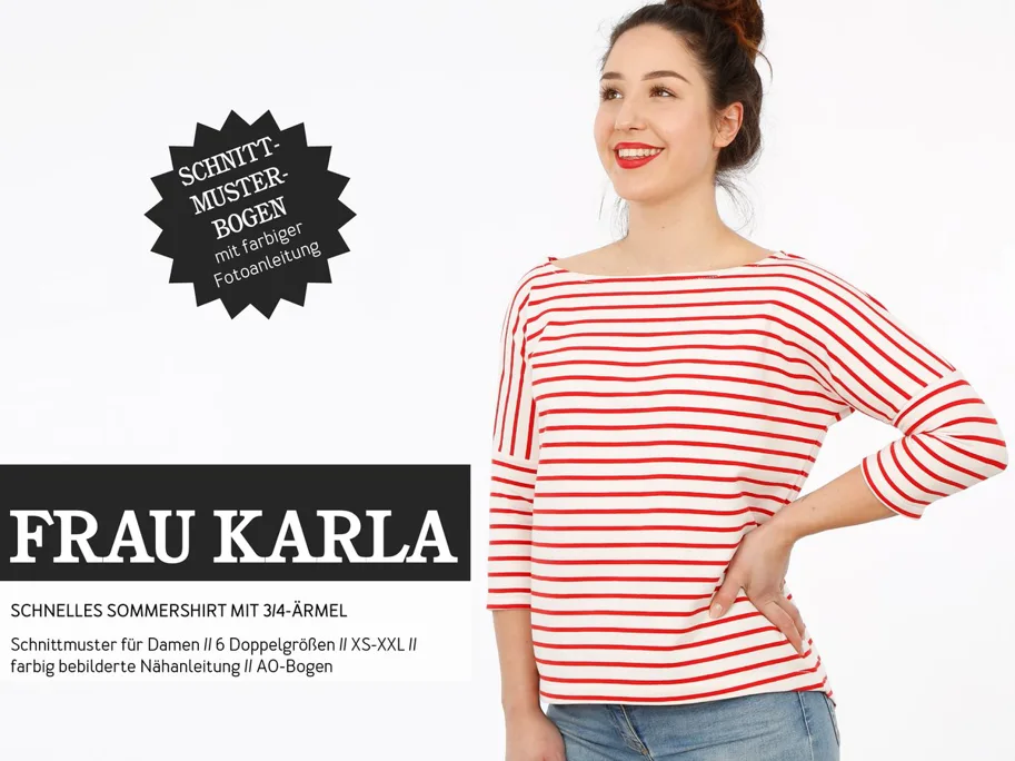 Frau Karla Shirt - Studio Schnittreif Sewing Pattern (German)