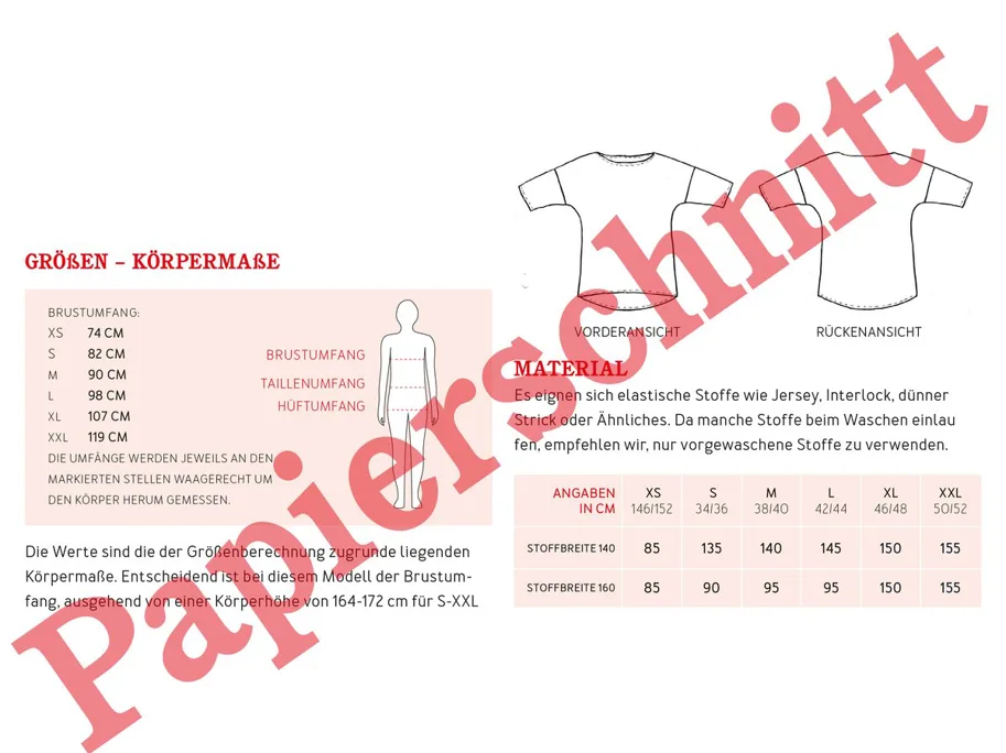 Frau Karla Shirt - Studio Schnittreif Sewing Pattern (German)