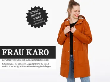 Frau Karo Parka - Studio Schnittreif Sewing Pattern (German)
