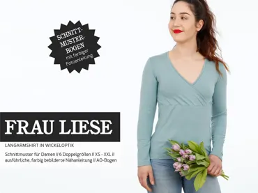 Frau Liese Wickelshirt - Studio Schnittreif Schnittmuster