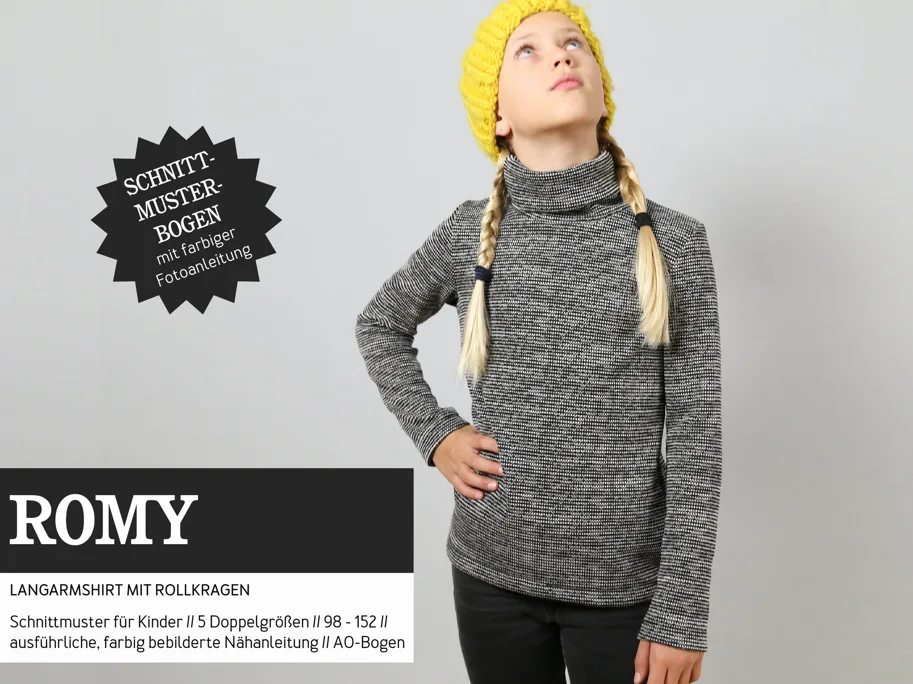 Romy Rollkragenshirt - Studio Schnittreif Sewing Pattern (German)