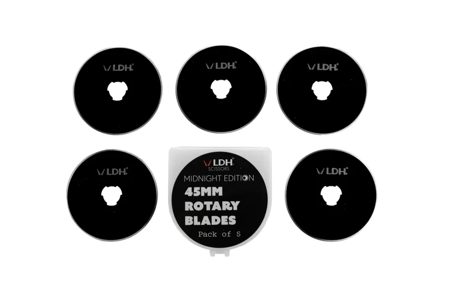 5 Blades Rotary Cutter 45mm - Midnight Black