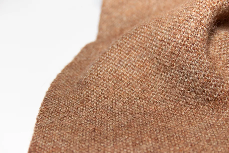 RESTSTÜCK 1m Merino Strick Two-Tone - Cedar Wood