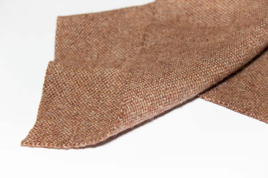 RESTSTÜCK 1m Merino Strick Two-Tone - Cedar Wood