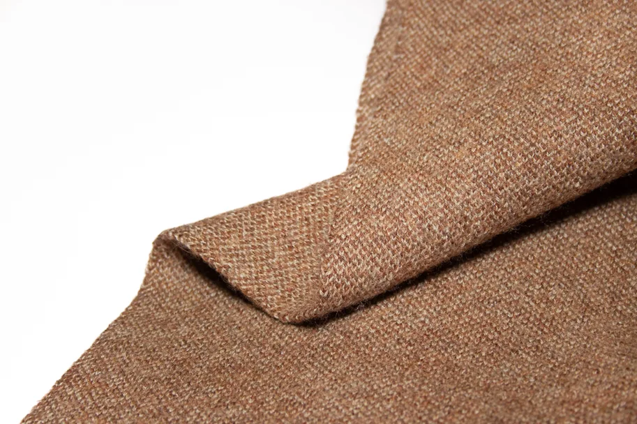 RESTSTÜCK 1m Merino Strick Two-Tone - Cedar Wood