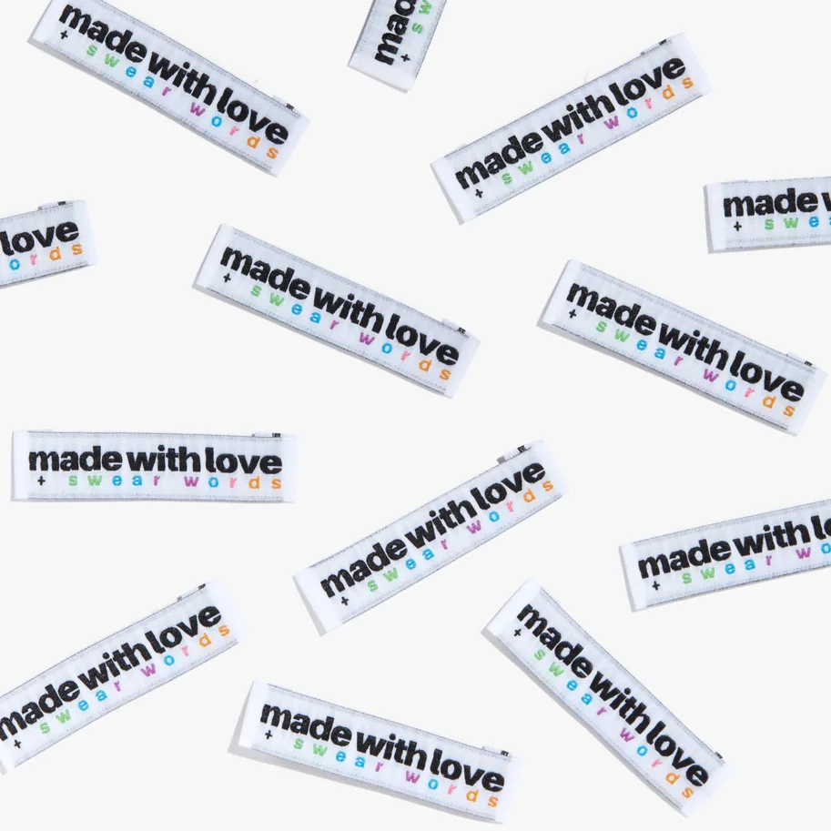 Labels MADE WITH LOVE AND SWEAR WORDS - Kylie and the Machine
