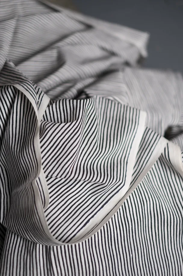 Bio Indian Blockprint - Lean Stripe Mono