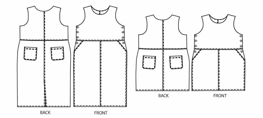 The Whittaker Dress - Merchant & Mills Sewing Pattern (English)