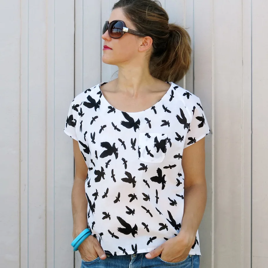 Frau Mia Raglanbluse - Studio Schnittreif Sewing Pattern (German)