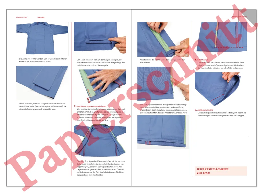 Frau Sina Jacke - Studio Schnittreif Schnittmuster