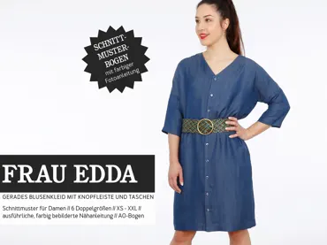 Frau Edda Blusenkleid - Studio Schnittreif Schnittmuster