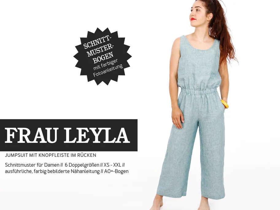 Frau Leyla Jumpsuit - Studio Schnittreif Sewing Pattern (German)
