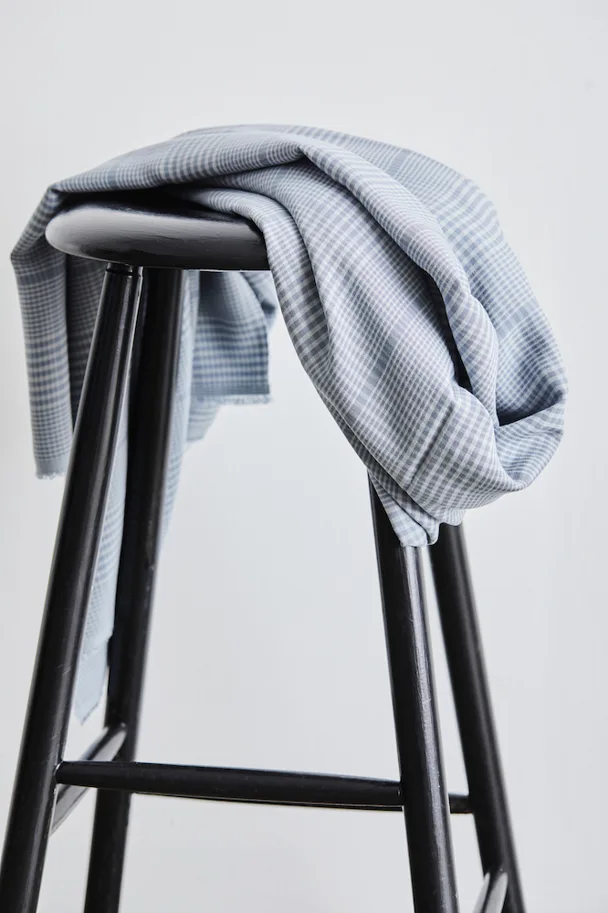 Tencel Two-Tone Plaid - Sky