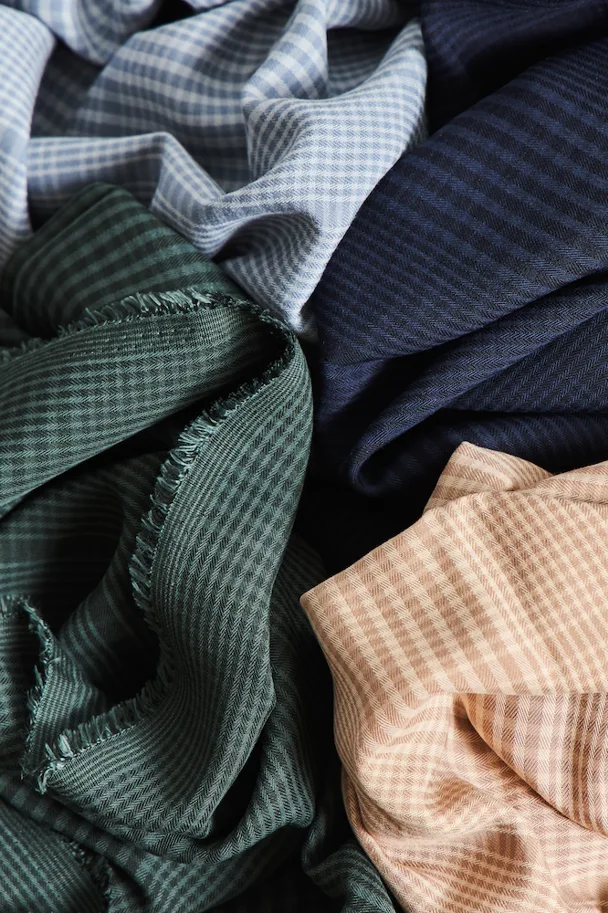 Tencel Two-Tone Plaid - Sky