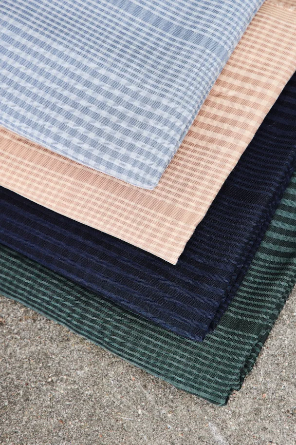 Tencel Two-Tone Plaid - Sky