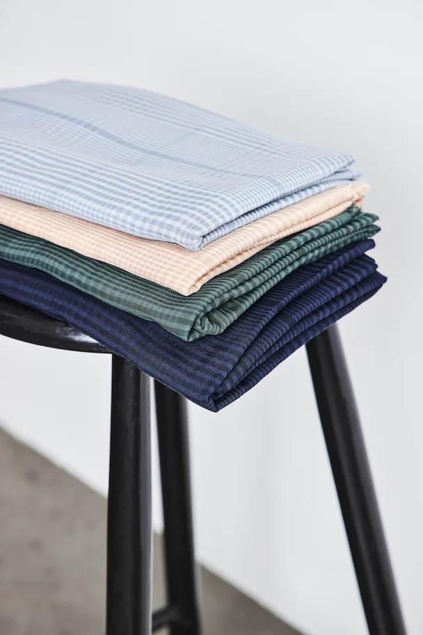 Tencel Two-Tone Plaid - Sky