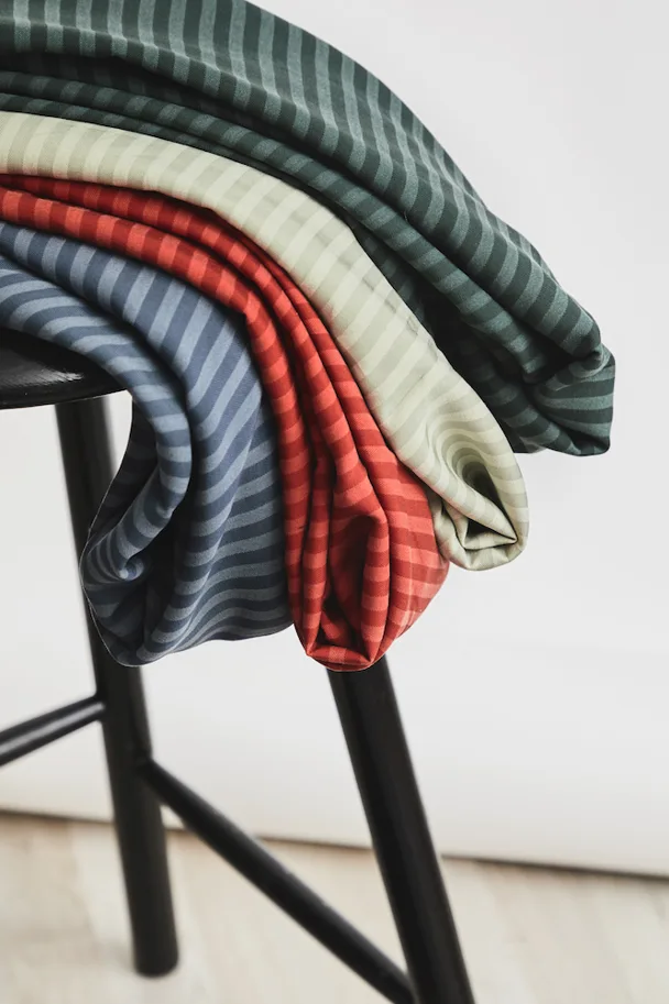 Tencel Two-Tone Stripe Twill - Cider