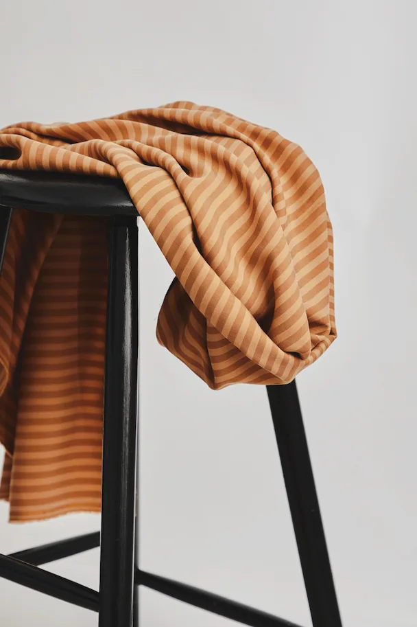 Tencel Two-Tone Stripe Twill - Mustard