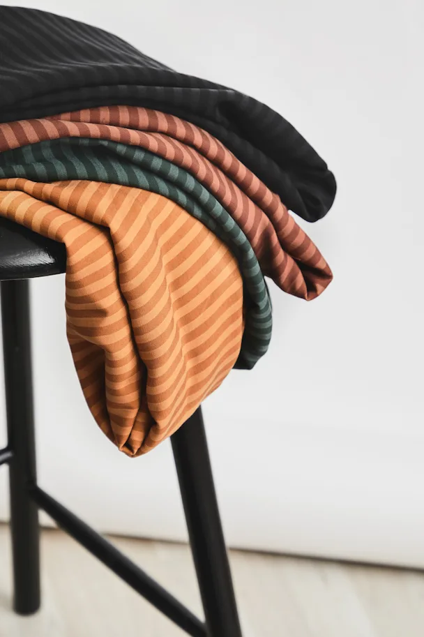 Tencel Two-Tone Stripe Twill - Mustard