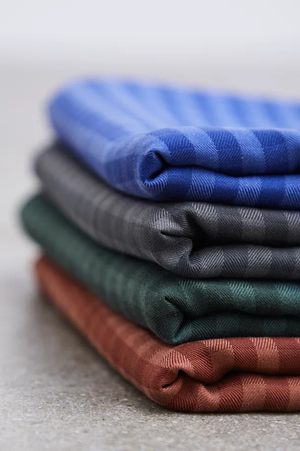 Tencel Two-Tone Check - Pecan