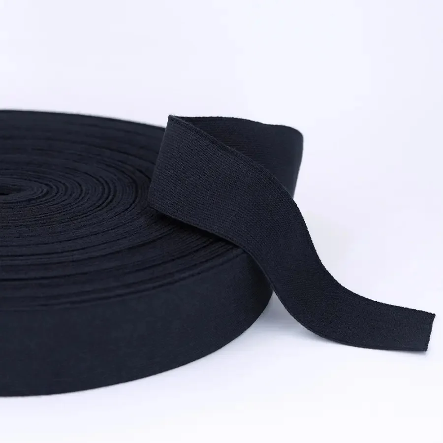 Organic Elastic Rubber Band 40mm Black